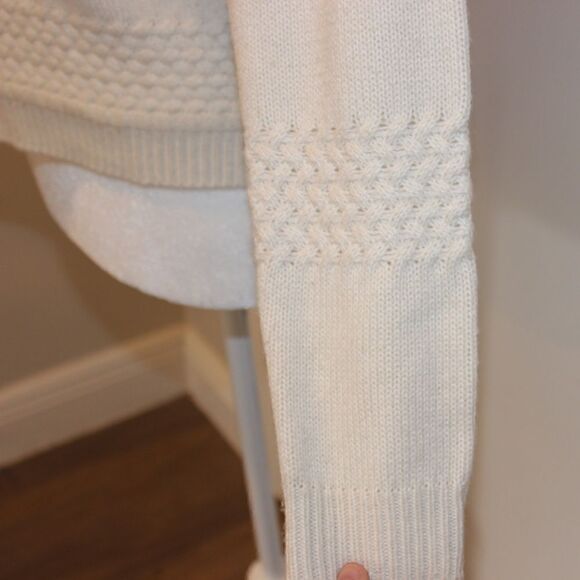 Jack by BB Dakota V -Neck knit Cream Pullover Sweater Boho Women Size XS - Picture 6 of 11